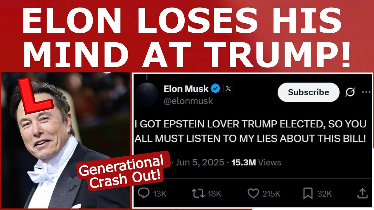 Elon Musk MELTS DOWN at Trump, Friendship Over?