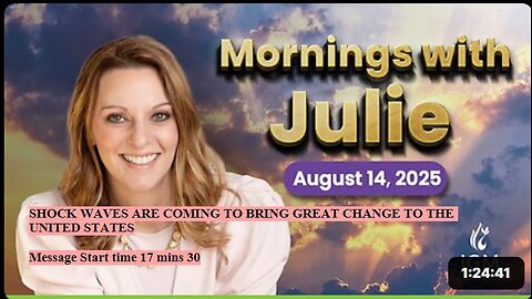 Julie Green subs SHOCK WAVES ARE COMING TO BRING GREAT CHANGE TO THE UNITED STATES
