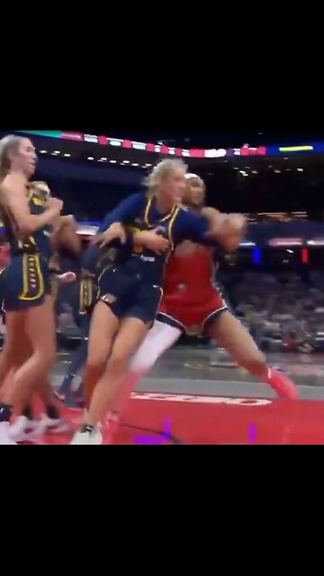 Why are black players not held accountable for hard fouls like this against white players? WNBA