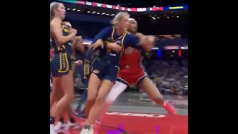 Why are black players not held accountable for hard fouls like this against white players? WNBA