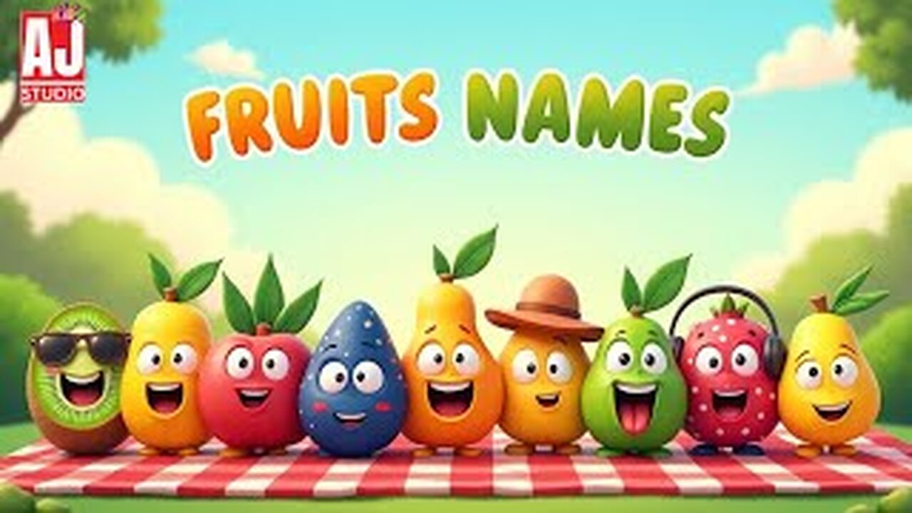 Fruits name for kids😊