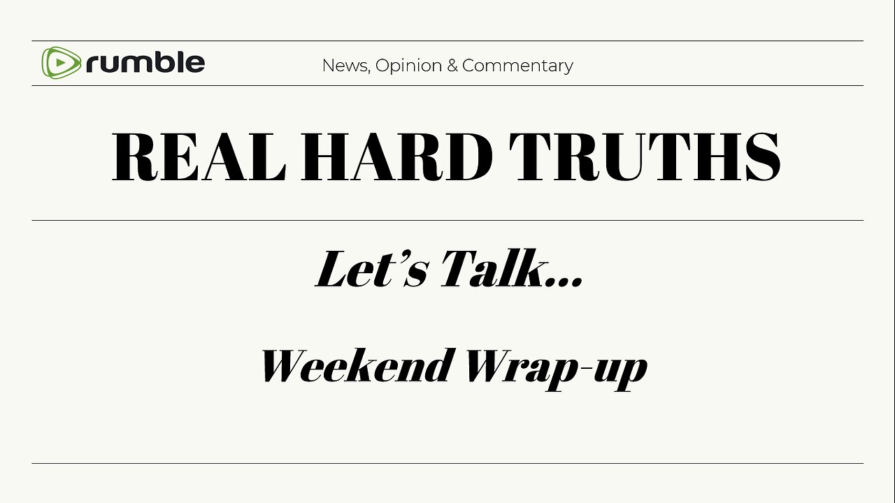 LIVE - Weekend Wrap-up - 4/6/25