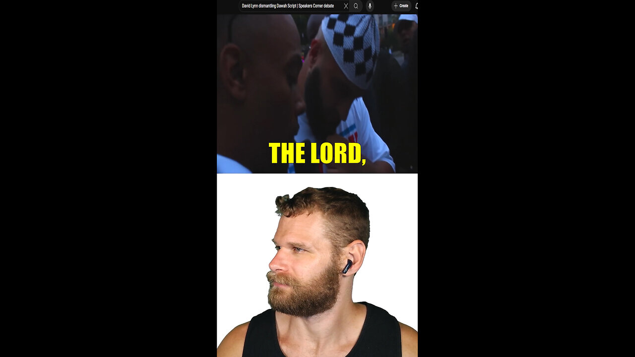 Preacher Has A Street Debate With A Muslim About Muhammad In The Bible