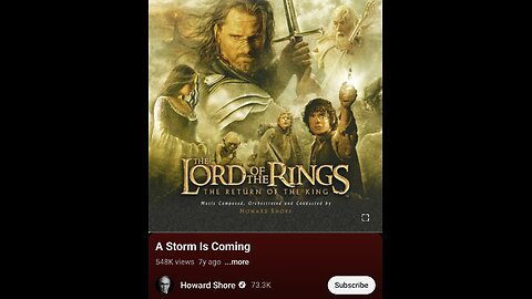 A Storm is Coming by Howard Shore