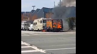 Water truck driver had been waiting his whole life for this moment
