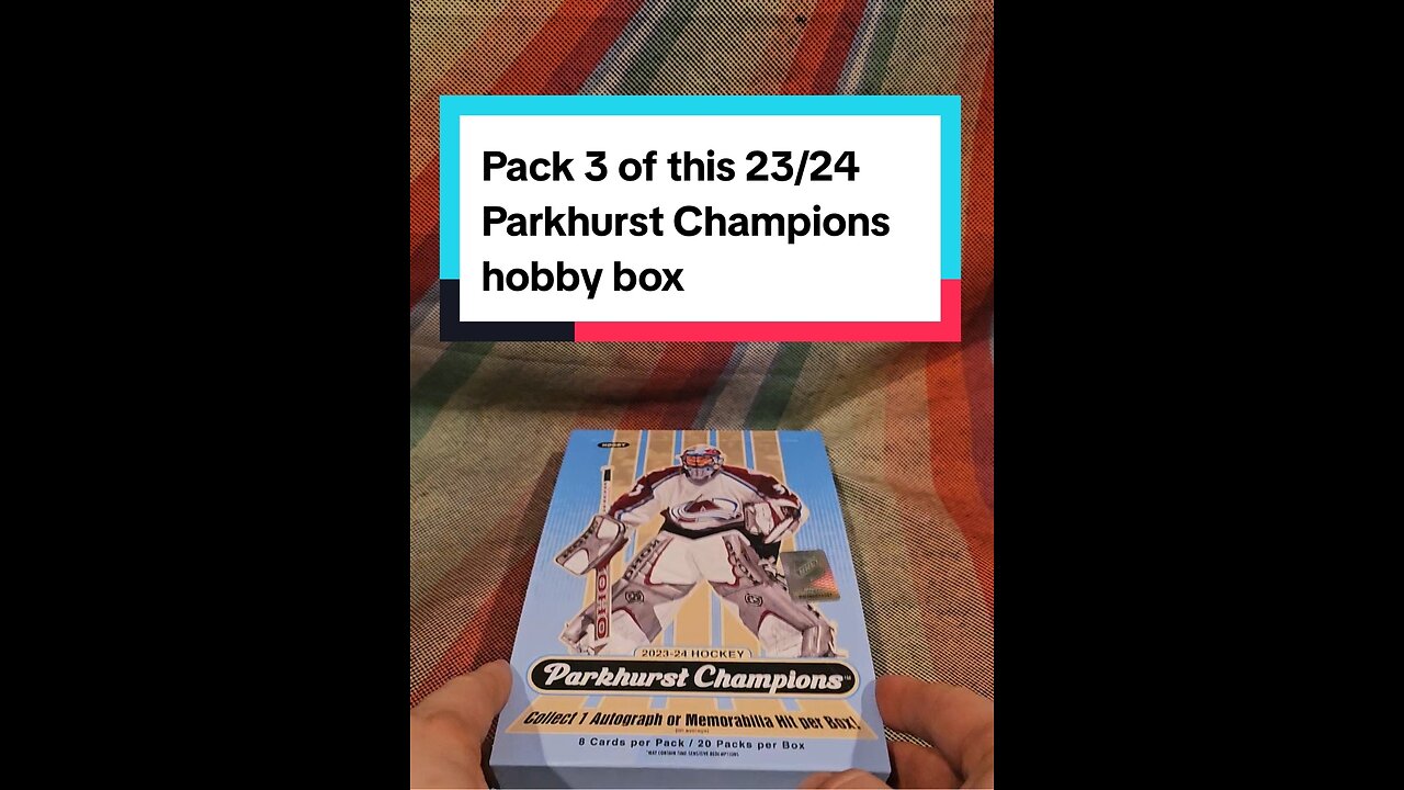 Pack 3 of this 23/24 Parkhurst Champions hobby box