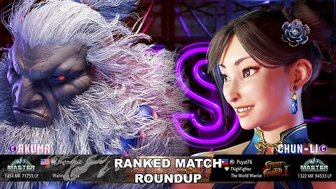 Kuya Kalbo SF6 Ranked Roundup. Chun Li Master Rank [Hori Fight Stick]