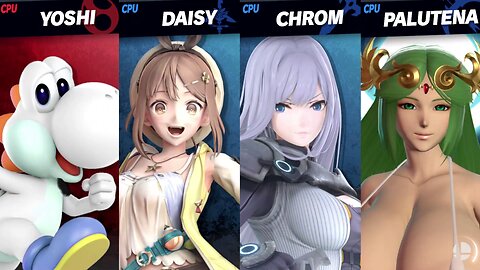 White Yoshi vs Ryza & Ethel & Thick Palutena [MAKI Member Request NSFW Rumble Exclusive]