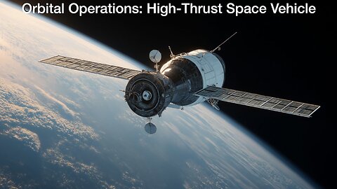 Orbital Operations: High-Thrust Space Vehicle using Liquid Hydrogen Fuel