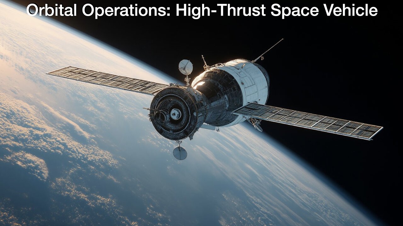 Orbital Operations: High-Thrust Space Vehicle using Liquid Hydrogen Fuel