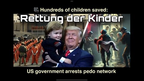 🎥 Hundreds of children saved: US government arrests pedo network