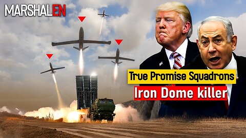 Ruined the Israeli defenses and made the Iron Dome attack itself! True promise squadrons strike!