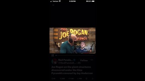 Joe Rogan on the giant structures discovered under the Giza Pyramids covered by Jay Anderson