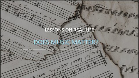 Life Lessons About Music 9, Pastor Austin McKelroy, 09-17-2025