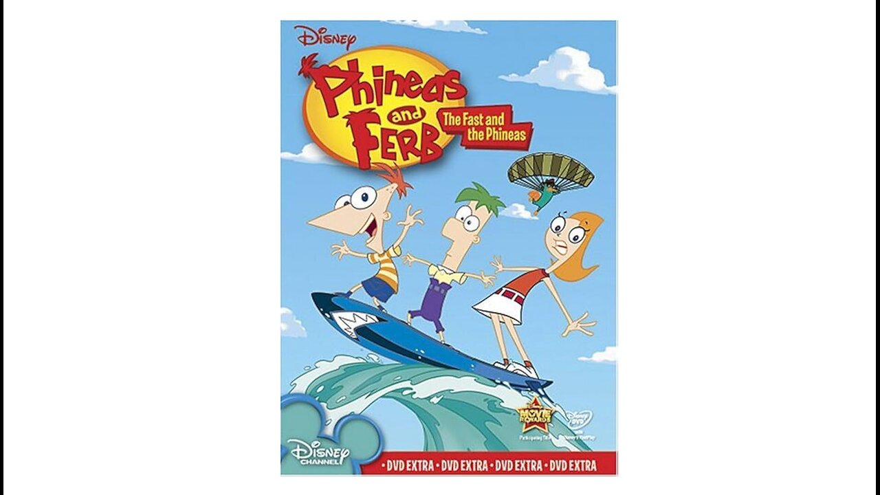 Phineas and Ferb The Fast and the Phineas (2008 DVD)