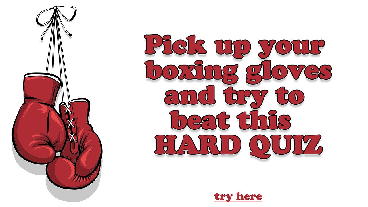 Hard General Knowledge Quiz