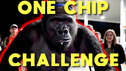 Gorilla Takes on the One Chip Challenge - You Won't Believe What Happens! 🌶️🦍 | Blueband vlogs