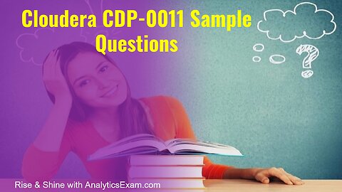 Cloudera CDP-0011 Exam: Syllabus Breakdown & Sample Question