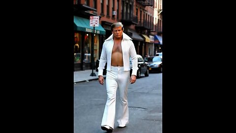 Donald Trump stars in Saturday night fever.