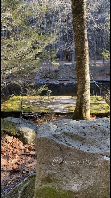 WONDER WHAT USED TO CROSS HERE!