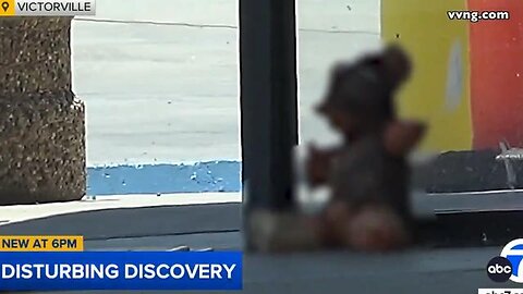 🚨🇺🇸 BREAKING： TEDDY BEAR COVERED IN HUMAN REMAINS FOUND IN CALIFORNIA