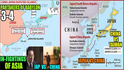 Moab Lost Land To Israel, Ammon Wants To Steal That, Today China & Japan Fight For Lands 3-4