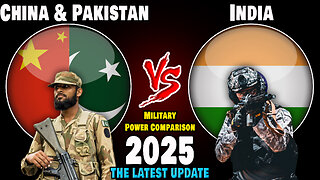 China & Pakistan vs India Military Power Comparison 2025 | India vs Pakistan & China Military Power