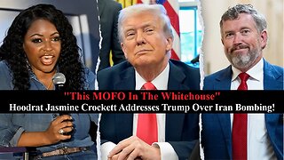 Hoodrat Congresswoman Jasmine Crockett Drops F Bomb & Rants About Trump! Are U Ok With This?