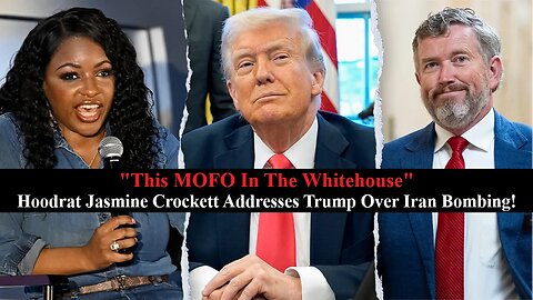 Hoodrat Congresswoman Jasmine Crockett Drops F Bomb & Rants About Trump! Are U Ok With This?
