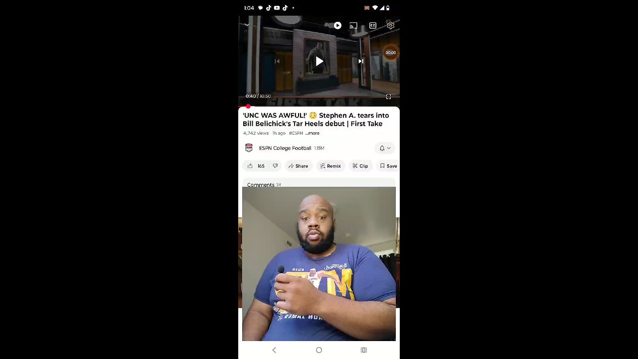 How Shocking Was Belichick's UNC Debut Last Night