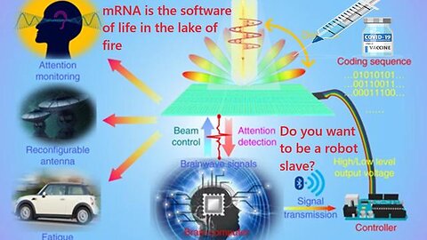 mRNA Software of Life As A Robot Avatar Remote Controlled Slave