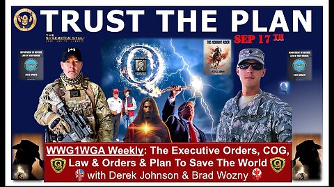 TRUST THE PLAN, PRES. TRUMP’S Q OPERATION TO SAVE THE WORLD.