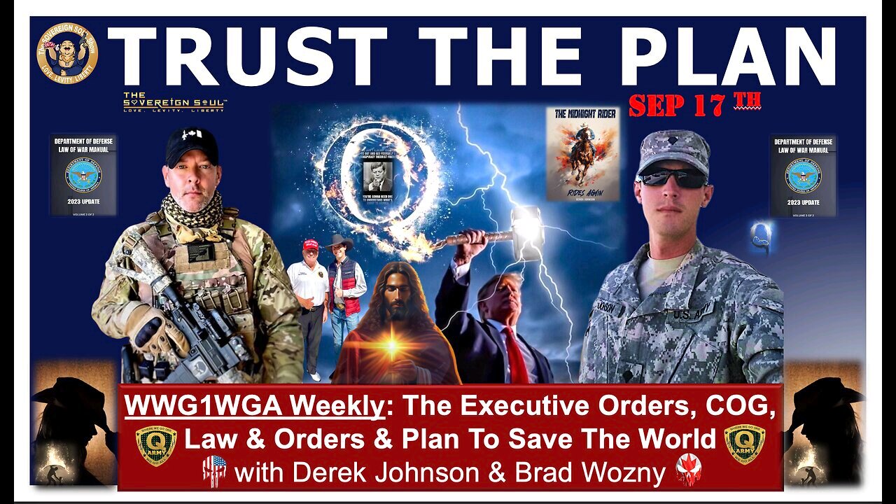 TRUST THE PLAN, PRES. TRUMP’S Q OPERATION TO SAVE THE WORLD.