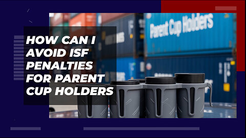 How Can I Avoid ISF Penalties For Parent Cup Holders