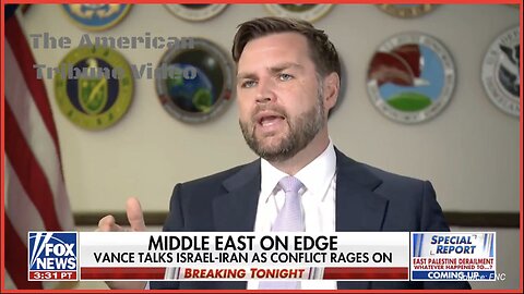WATCH: JD Vance Shares What Advice He Gave Trump Before Iran Strike