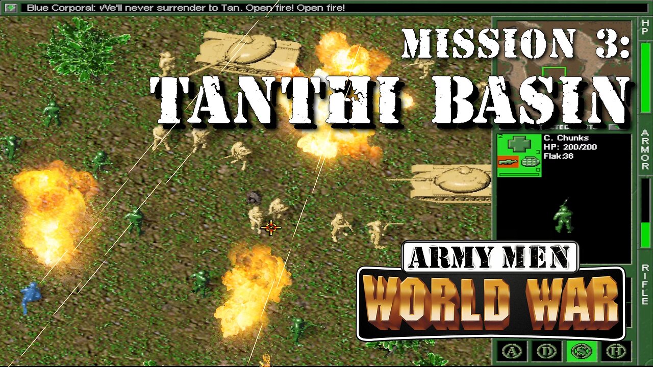 Army Men: World War - PC version - Mission 3: Tanthi Basin