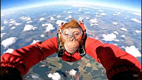 Viral Instagram Monkey Vlogger | Ai Monkey Vlog | Monkey Ai Vlog | Google Gemini VEO 3