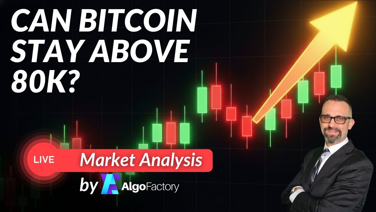 Can $BITCOIN Stay Above 80K? - Live Trading 5/7/2026