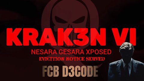 🚨KRAK3N VI NESARA GESARA LIES XPOSED FCB D3CODE🚨 PART ONE