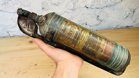 I Restored a 1910 Fire Extinguisher! 🔥
