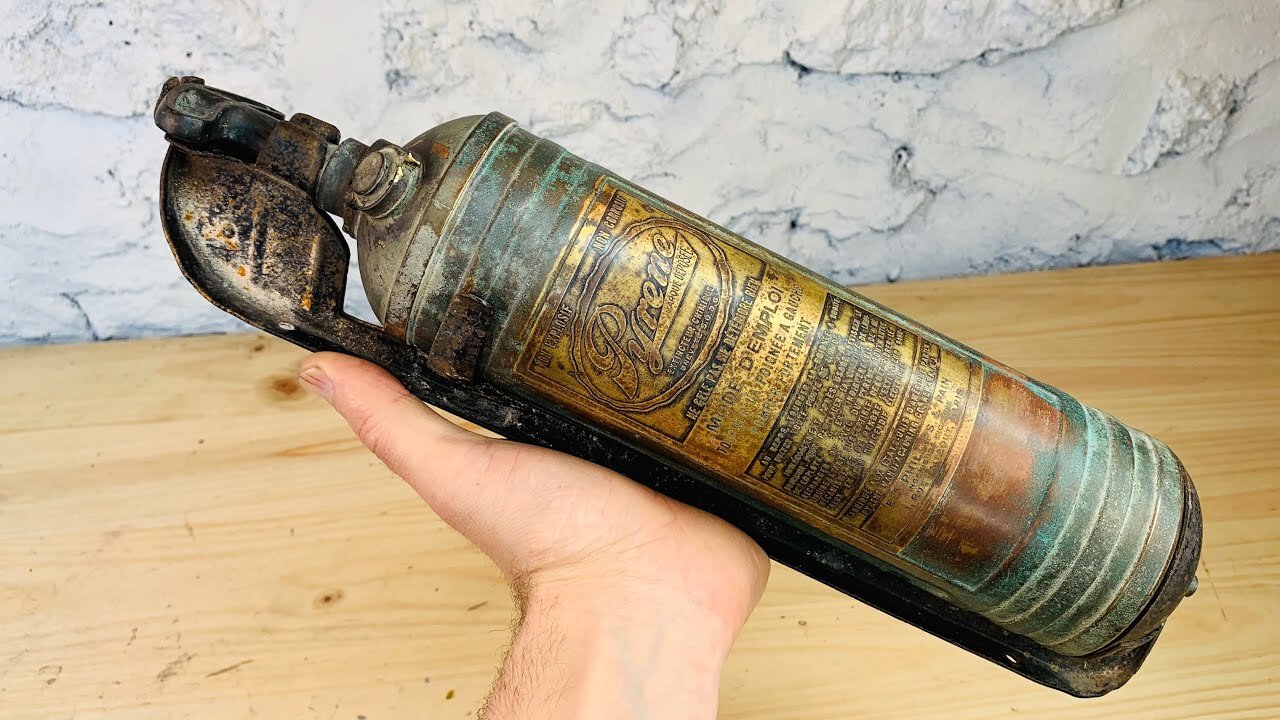 I Restored a 1910 Fire Extinguisher! 🔥