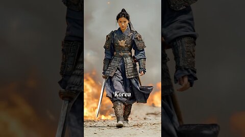 Countries as Warrior Queens _ Brazil, Egypt, France, India, Japan, korea, Mexico #ai #aiart