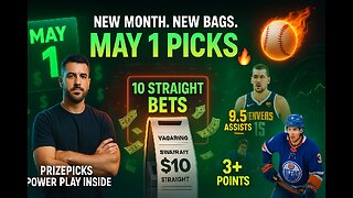 5/1/25 - May 1 Picks Are CRIMINAL… This Card Might Go 12-0 💰⚾🏀🏒