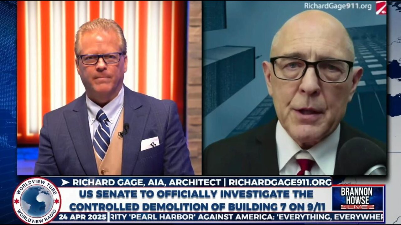 Destruction of the 3 WTC Skyscrapers - RG911 Presentation/Interview on Brannon Howse Live TV