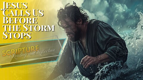 Jesus Calls Us Before the Storm Stops | Our Daily Scripture Reading and Reflection