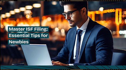 Simplify ISF Filing: Essential Tips for First-Time Importers