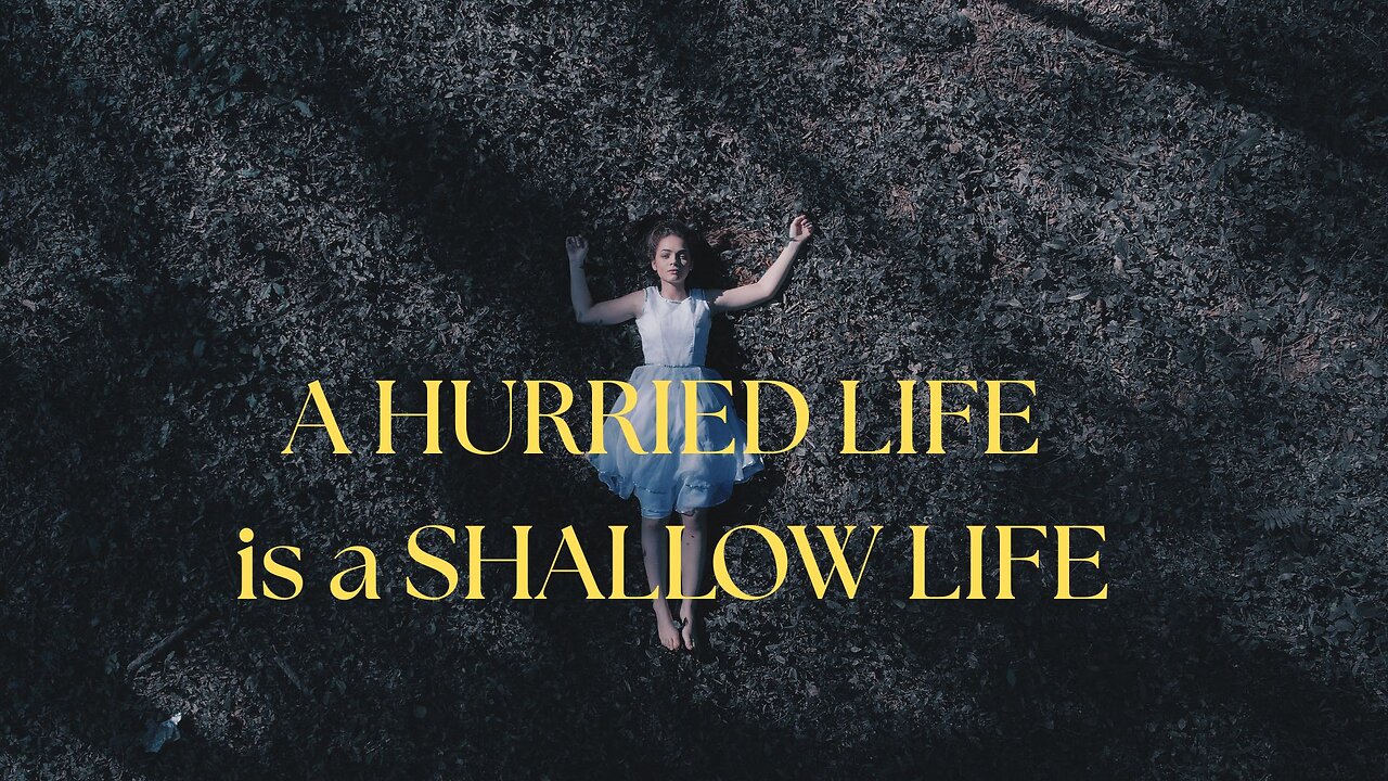🌟 ️A HURRIED LIFE is a SHALLOW LIFE ~ JARED RAND’s GLOBAL MEDITATION CALL 09-07-25