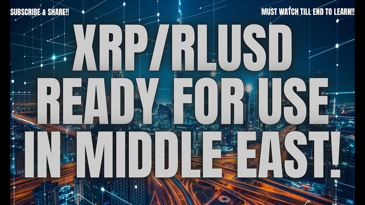 XRP/RLUSD READY FOR USE IN MIDDLE EAST!