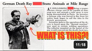 In 1924 He Demonstrated A Death Ray in London. The Photos Still Exist