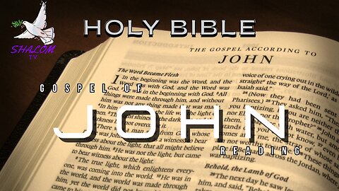 Complete Reading Of Gospel of JOHN (NIV) | HOLY BIBLE